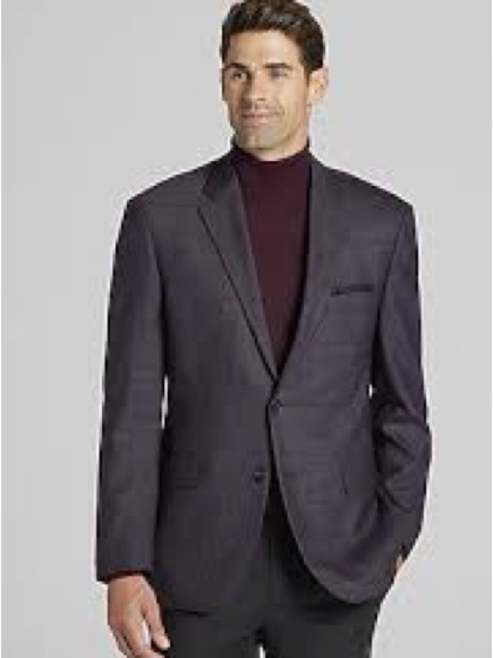 Ted Baker London Men's Plum Two-Button Sport Coat